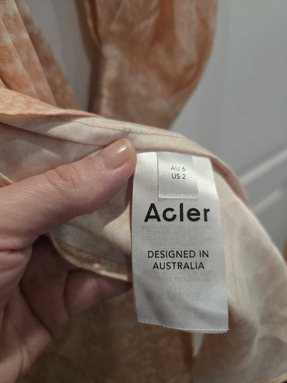 Acler Satin Jacquard Wrap Mini Dress Size 2 - Picture 6 of 7